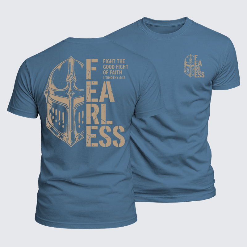 Luxe Mercerized Cotton Tee - Fearless