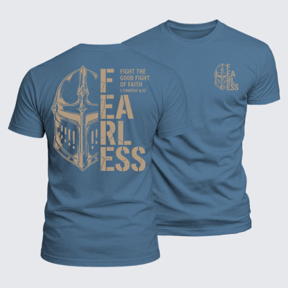 Luxe Mercerized Cotton Tee - Fearless