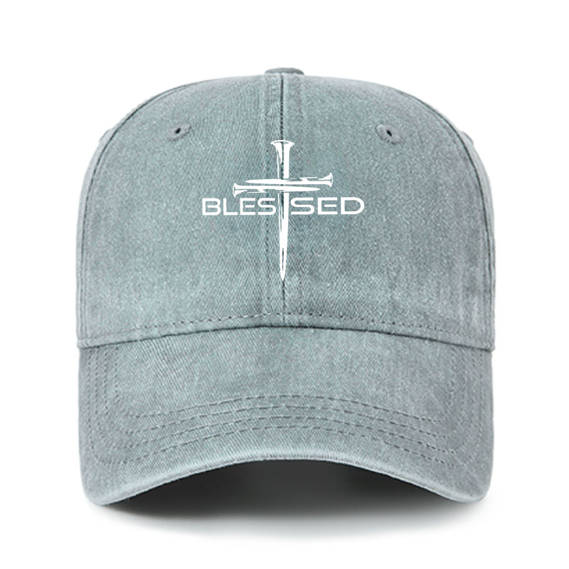 Heritage Washed Cap - Cross Blessed