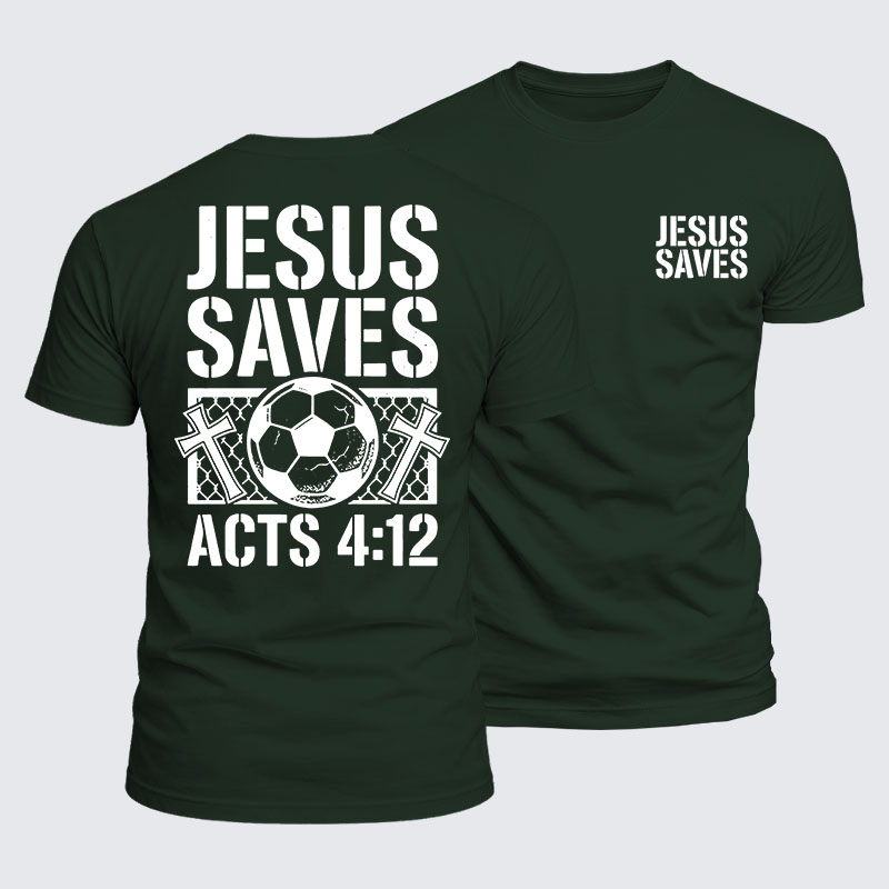 Luxe Mercerized Cotton Tee -  Jesus Saves