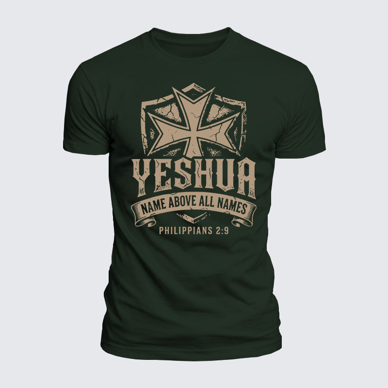 Luxe Mercerized Cotton Tee -  Yeshua Name Above All Names