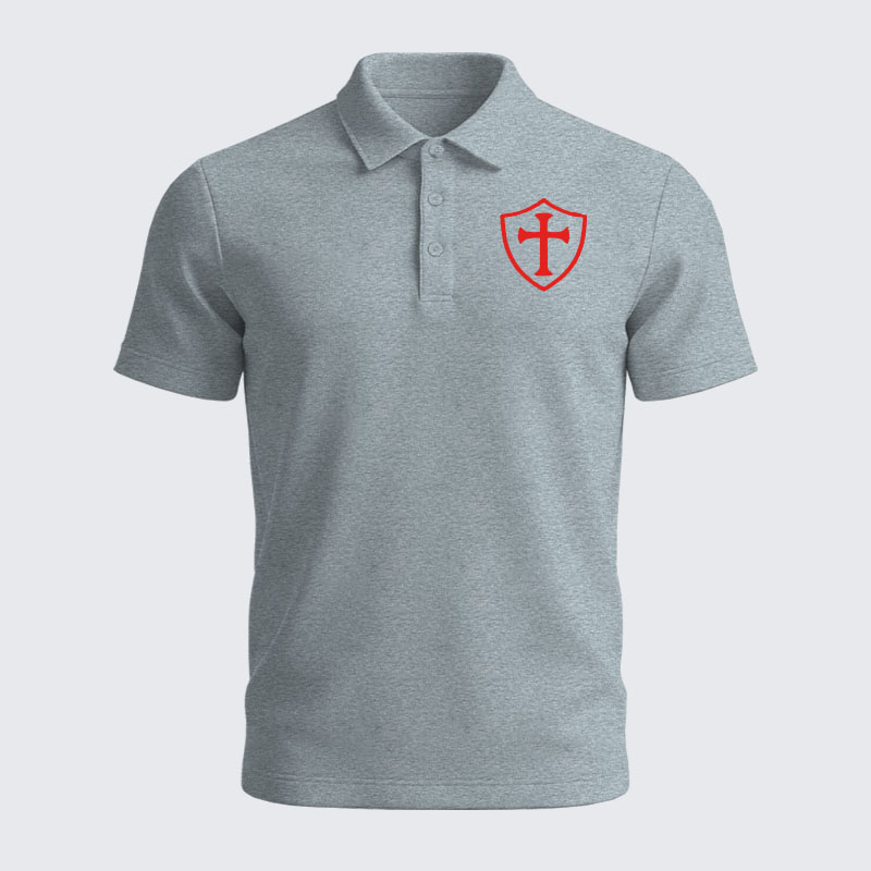 Men’s Premium Cotton Polo Shirt - Knights Templar