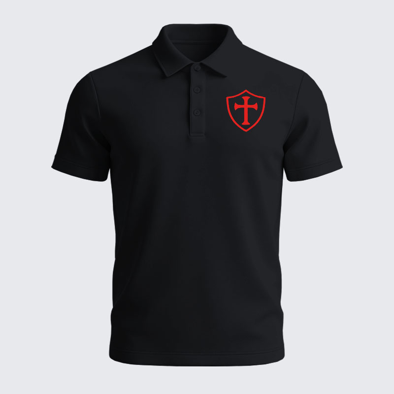 Men’s Premium Cotton Polo Shirt - Knights Templar