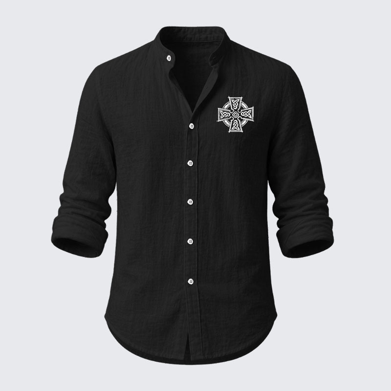 Celtic Cross Resort Casual Shirt