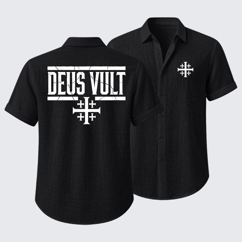 Deus Vult Short Sleeve Shirt