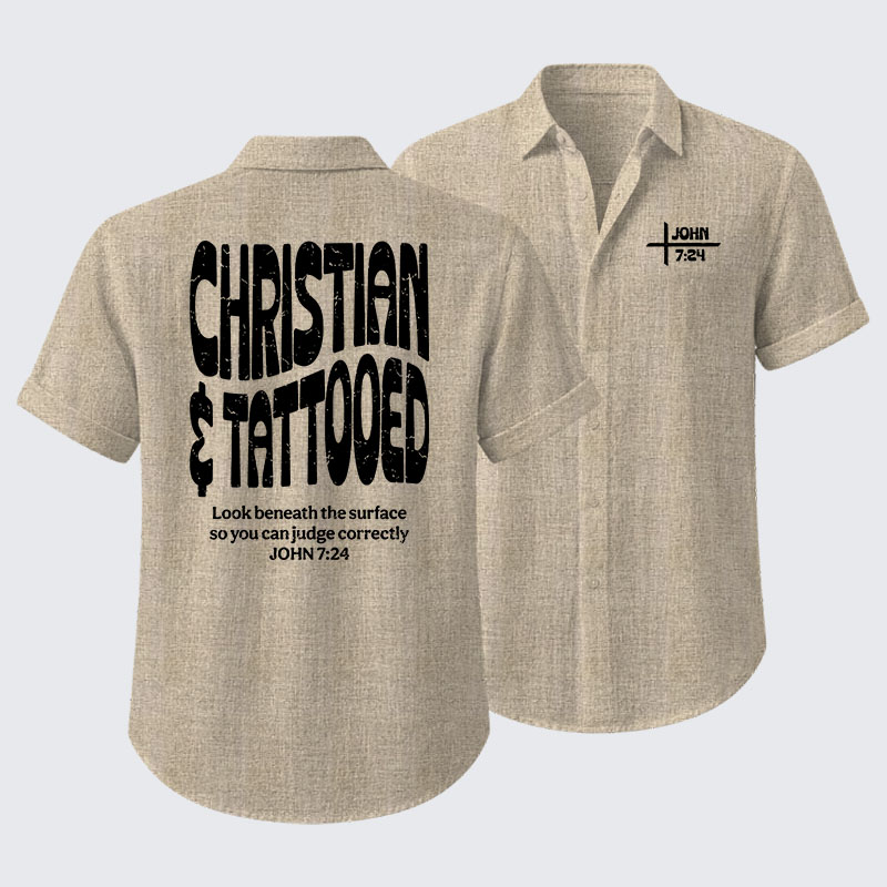 Christian & Tattooed Short Sleeve Shirt
