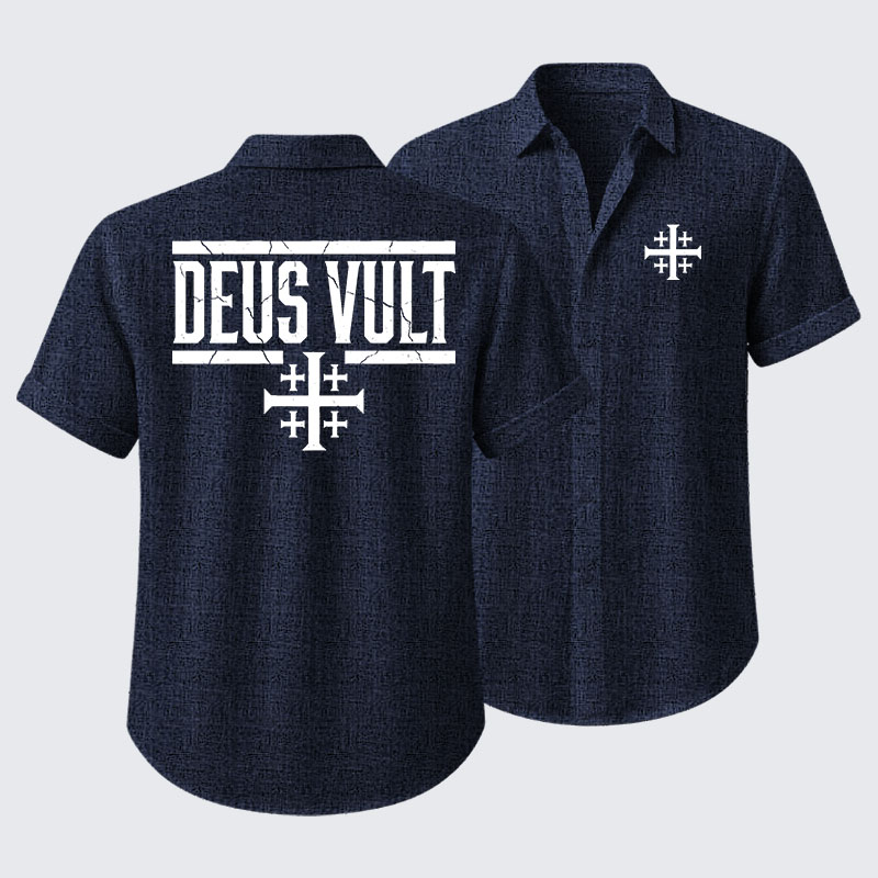 Deus Vult Short Sleeve Shirt