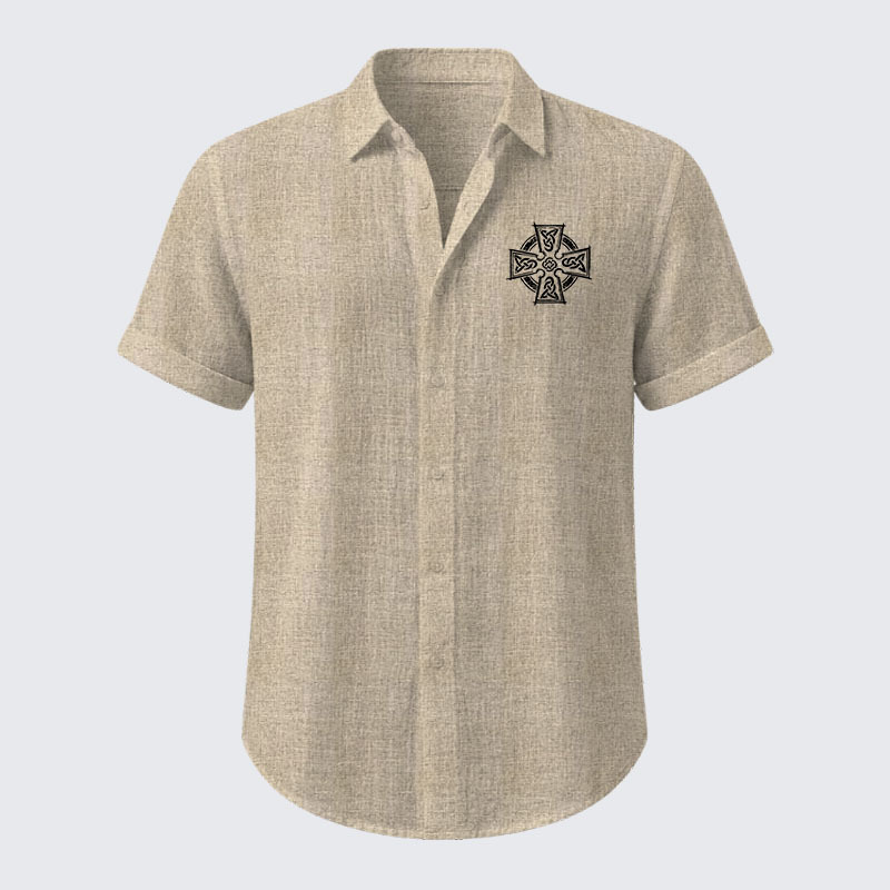 Celtic Cross Short Sleeve Shirt