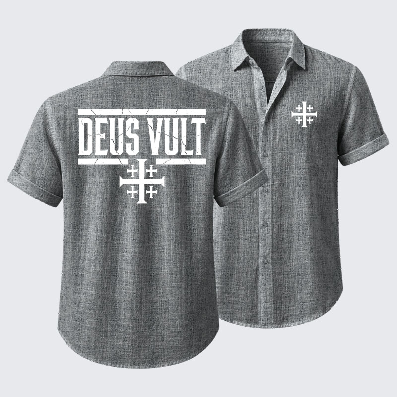 Deus Vult Short Sleeve Shirt
