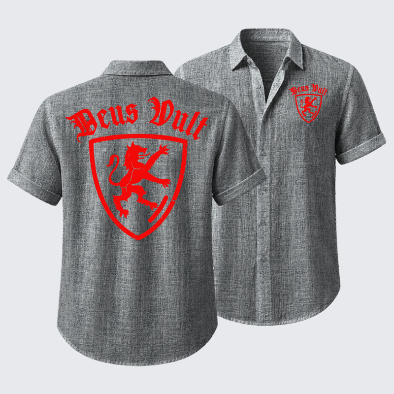 Deus Vult Short Sleeve Shirt