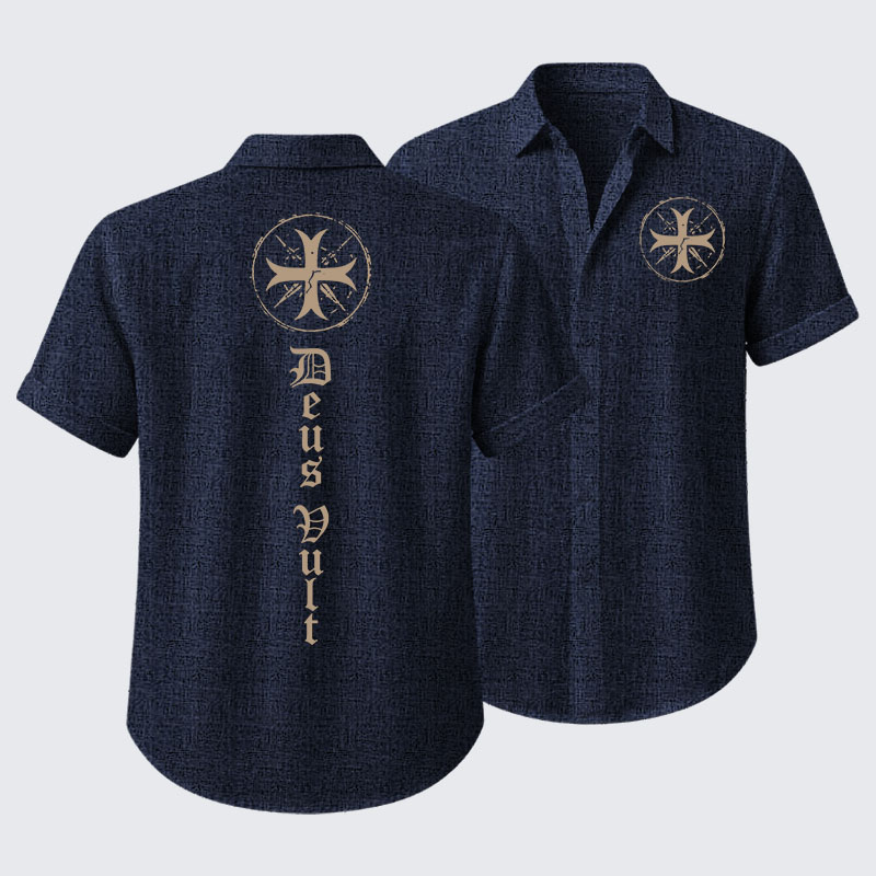 Deus Vult Short Sleeve Shirt