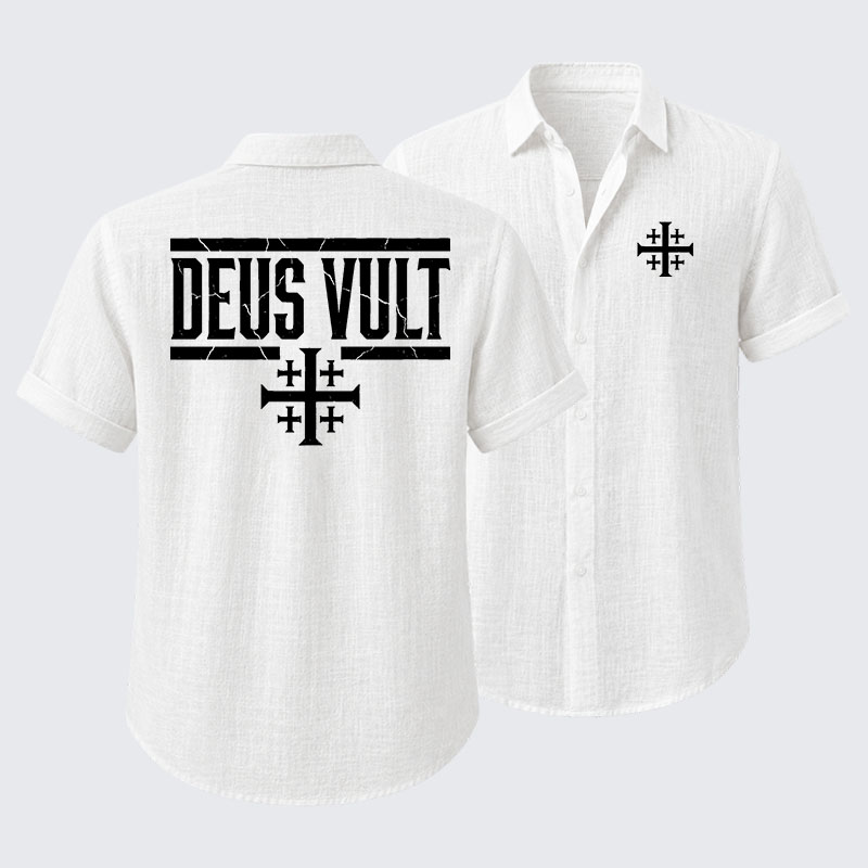 Deus Vult Short Sleeve Shirt