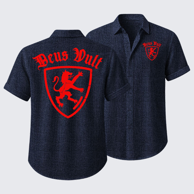 Deus Vult Short Sleeve Shirt