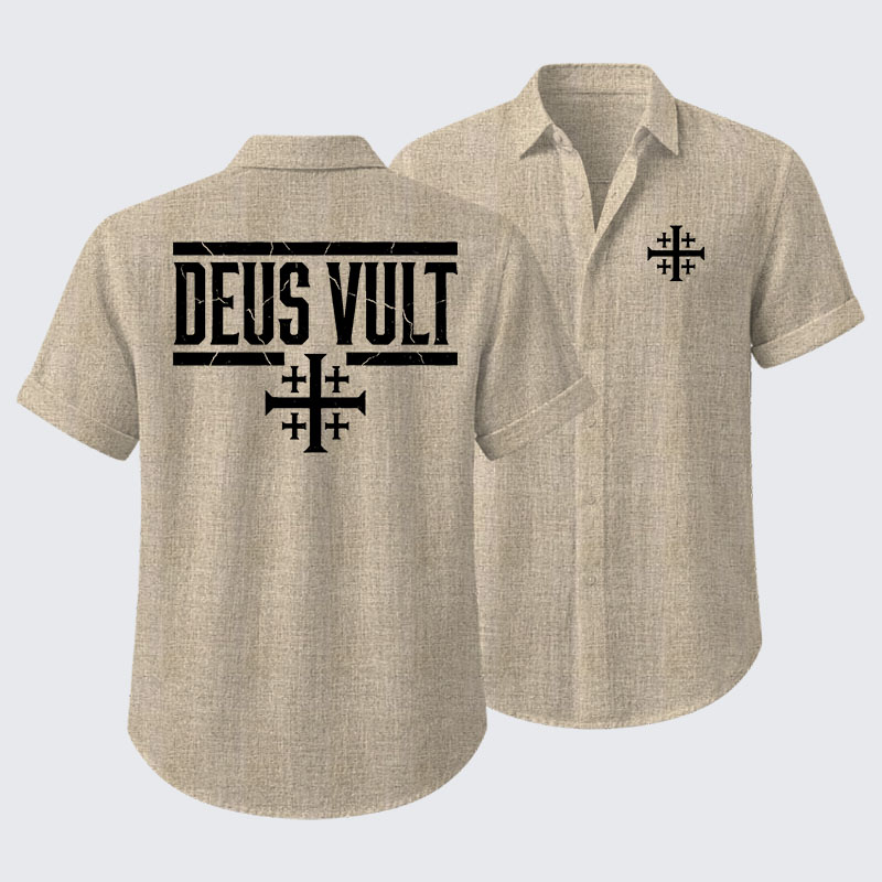 Deus Vult Short Sleeve Shirt