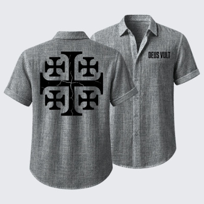 Deus Vult Short Sleeve Shirt