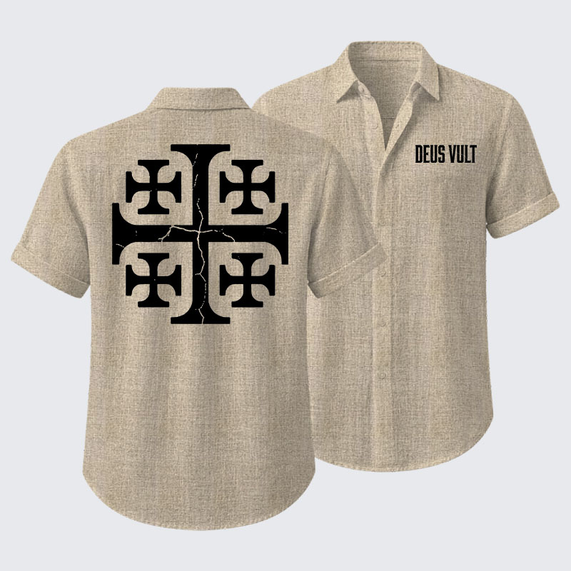 Deus Vult Short Sleeve Shirt