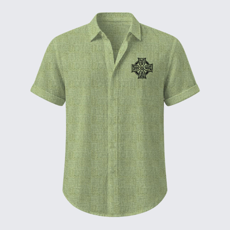 Celtic Cross Short Sleeve Shirt