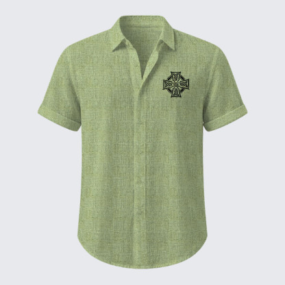 Celtic Cross Short Sleeve Shirt