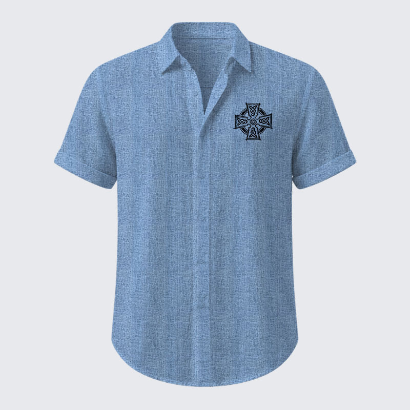 Celtic Cross Short Sleeve Shirt