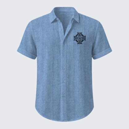 Celtic Cross Short Sleeve Shirt