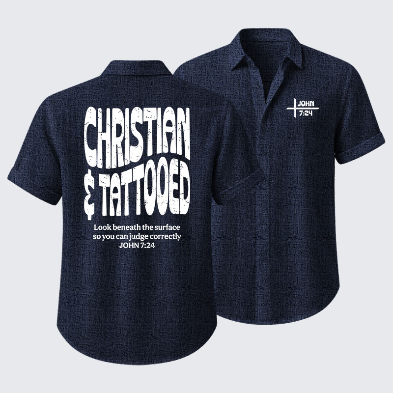 Christian & Tattooed Short Sleeve Shirt