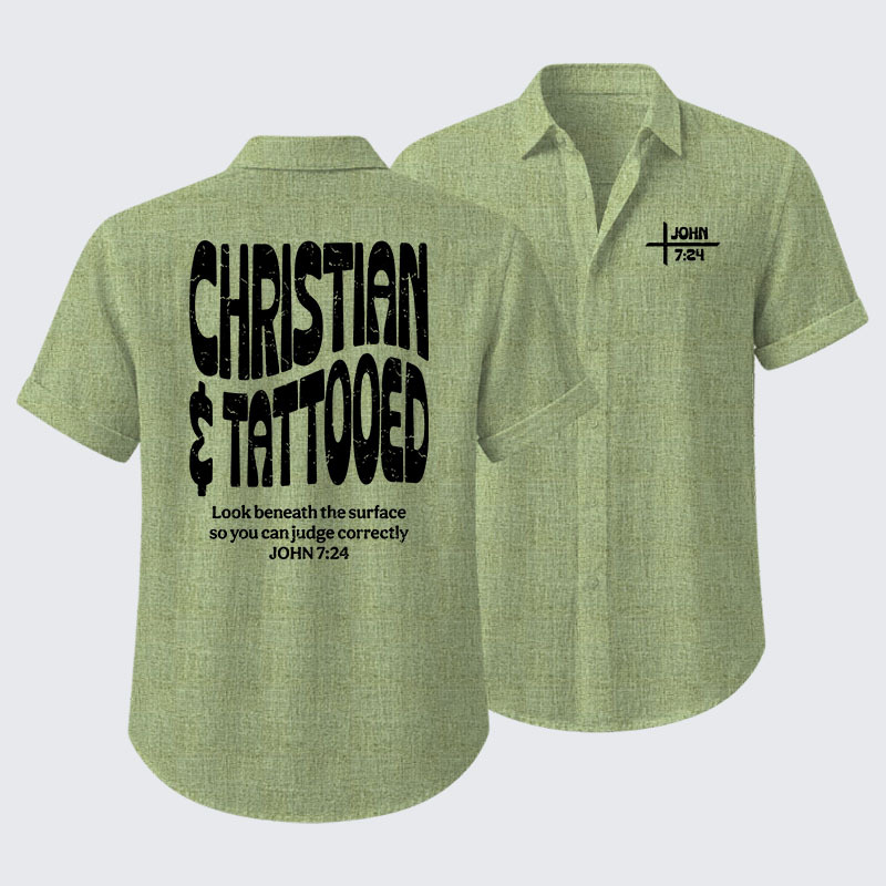Christian & Tattooed Short Sleeve Shirt
