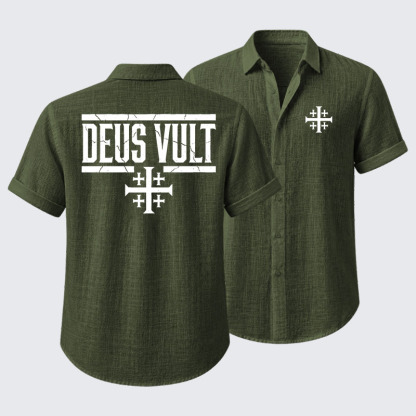 Deus Vult Short Sleeve Shirt
