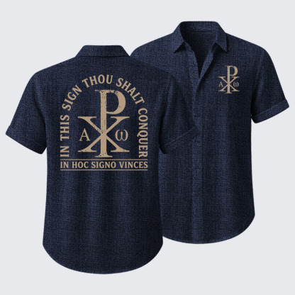 In Hoc Signo Vinces Short Sleeve Shirt