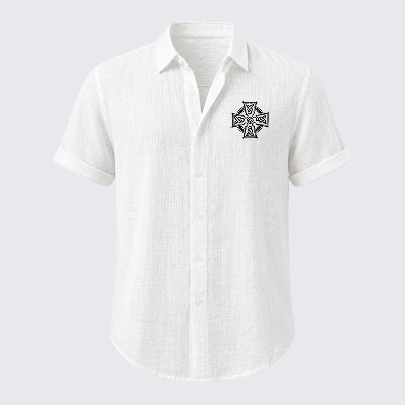 Celtic Cross Short Sleeve Shirt