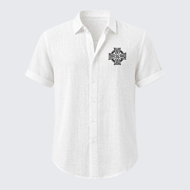 Celtic Cross Short Sleeve Shirt