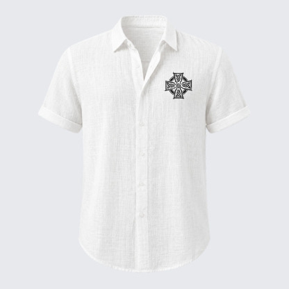 Celtic Cross Short Sleeve Shirt