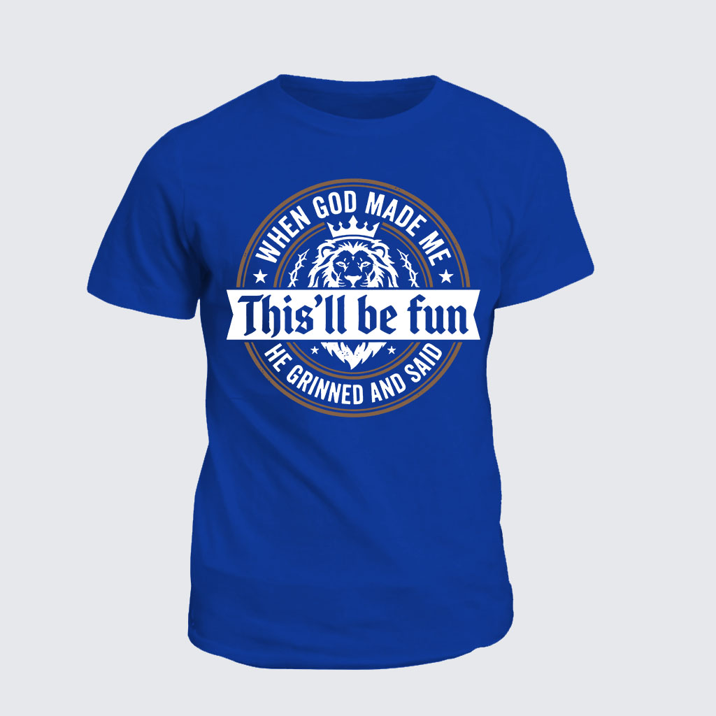 Classic Cotton Tee - When God Made Me