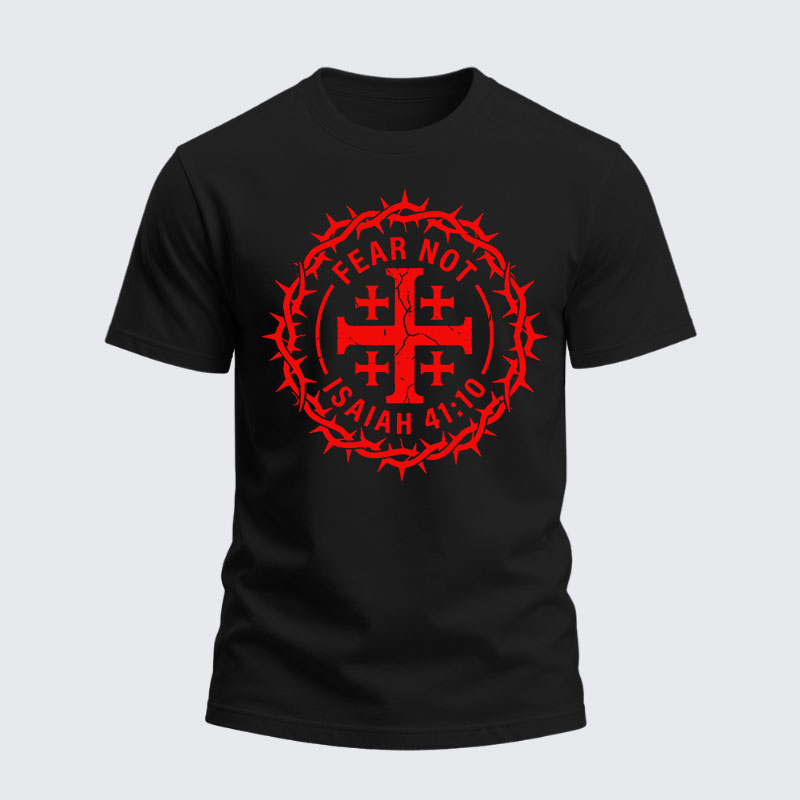 Heavyweight Cotton Tee -  Fear Not Isaiah 41:10