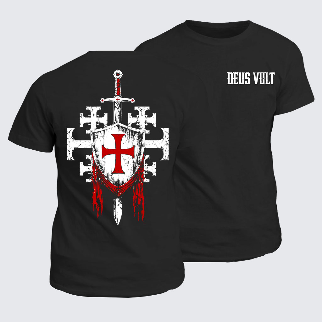 Classic Cotton Tee - Deus Vult: God Wills It