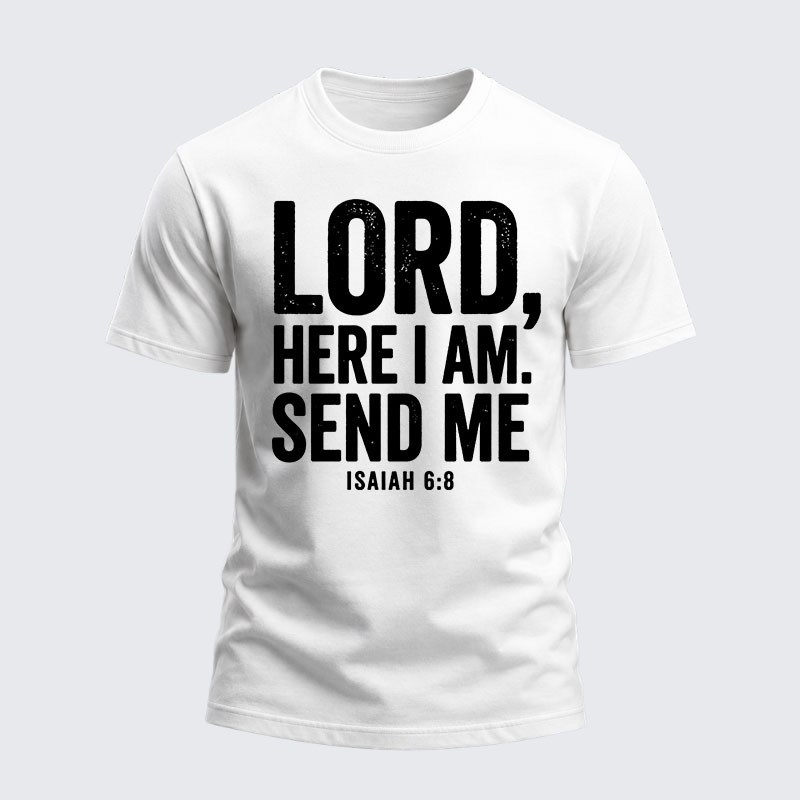 Heavyweight Cotton Tee - Send Me