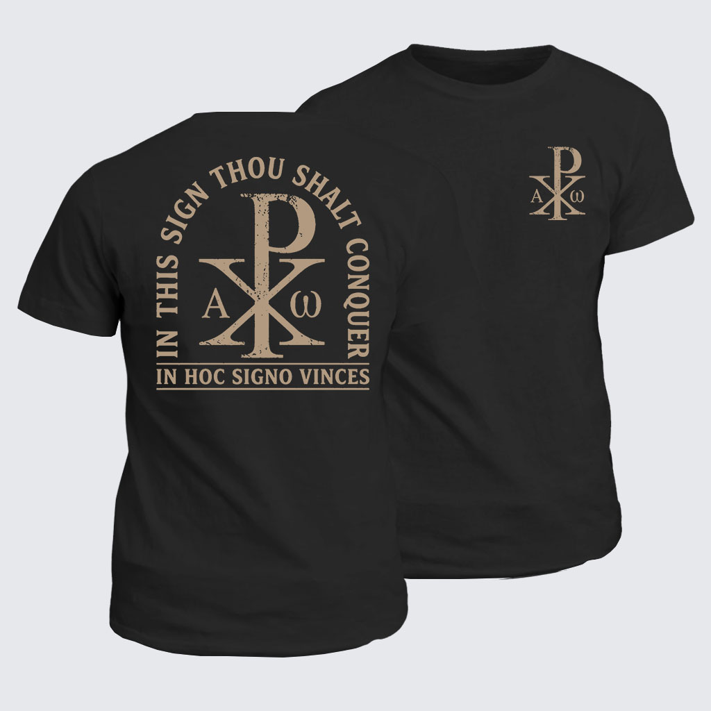 Classic Cotton Tee -  In Hoc Signo Vinces