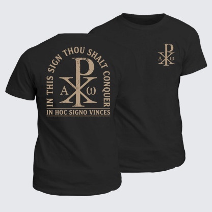 Classic Cotton Tee -  In Hoc Signo Vinces