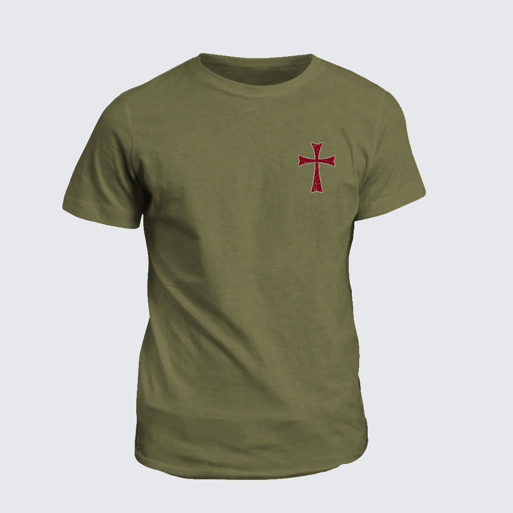 Classic Cotton Tee -  Knights Templar Crusader Cross