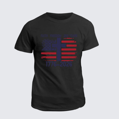 Classic Cotton Tee -  Faith Freedom