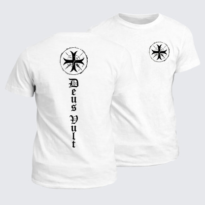 [Copy]Classic Cotton Tee -  Deus Vult