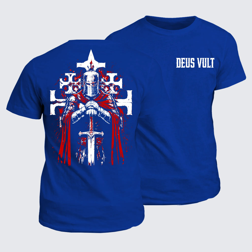 Classic Cotton Tee - Deus Vult: God Wills It