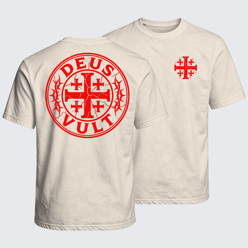 Washed T-Shirt - Deus Vult