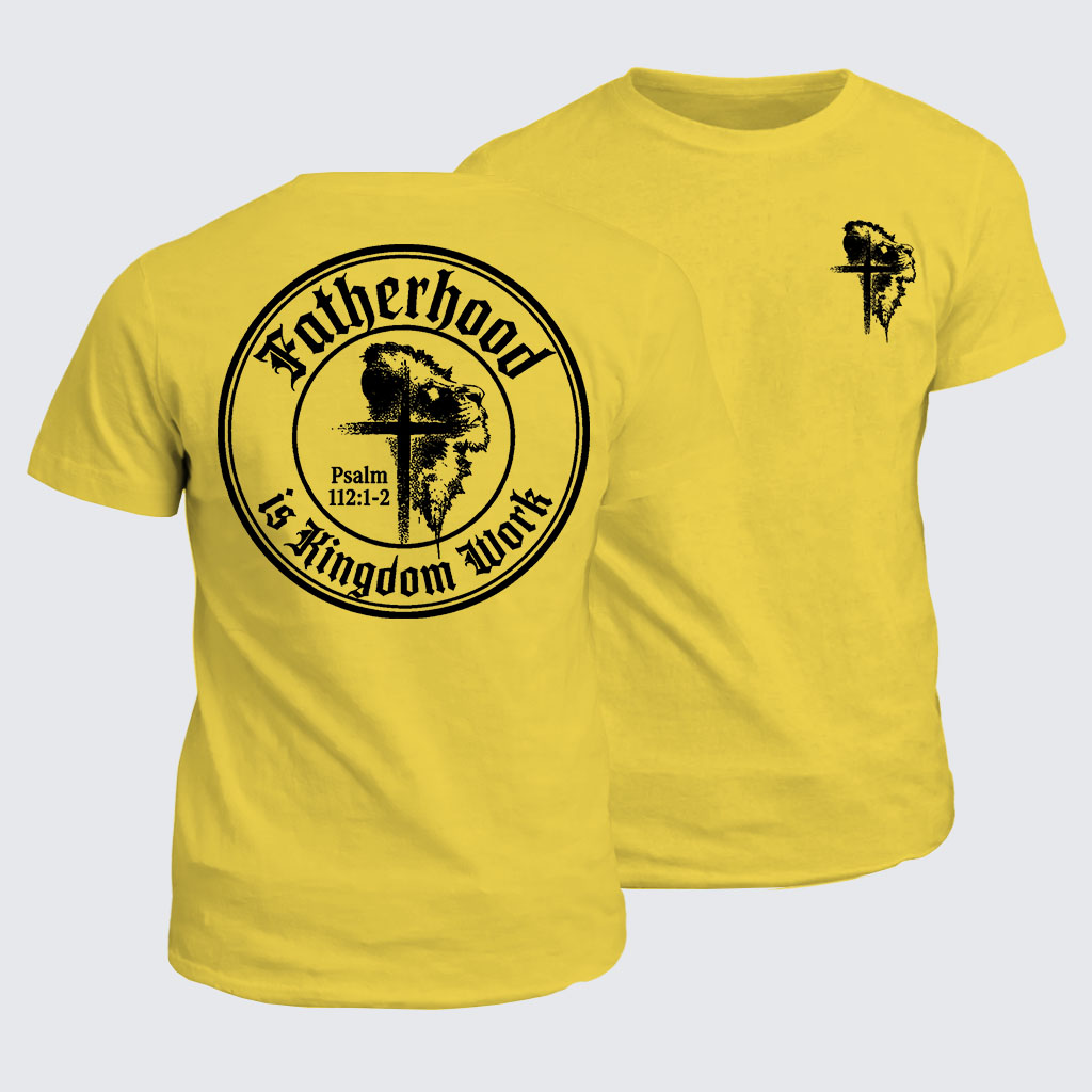 Fatherhood Jesus God Christian Cotton T-Shirt
