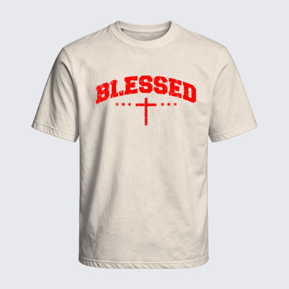 Washed T-Shirt - Blessed Cross