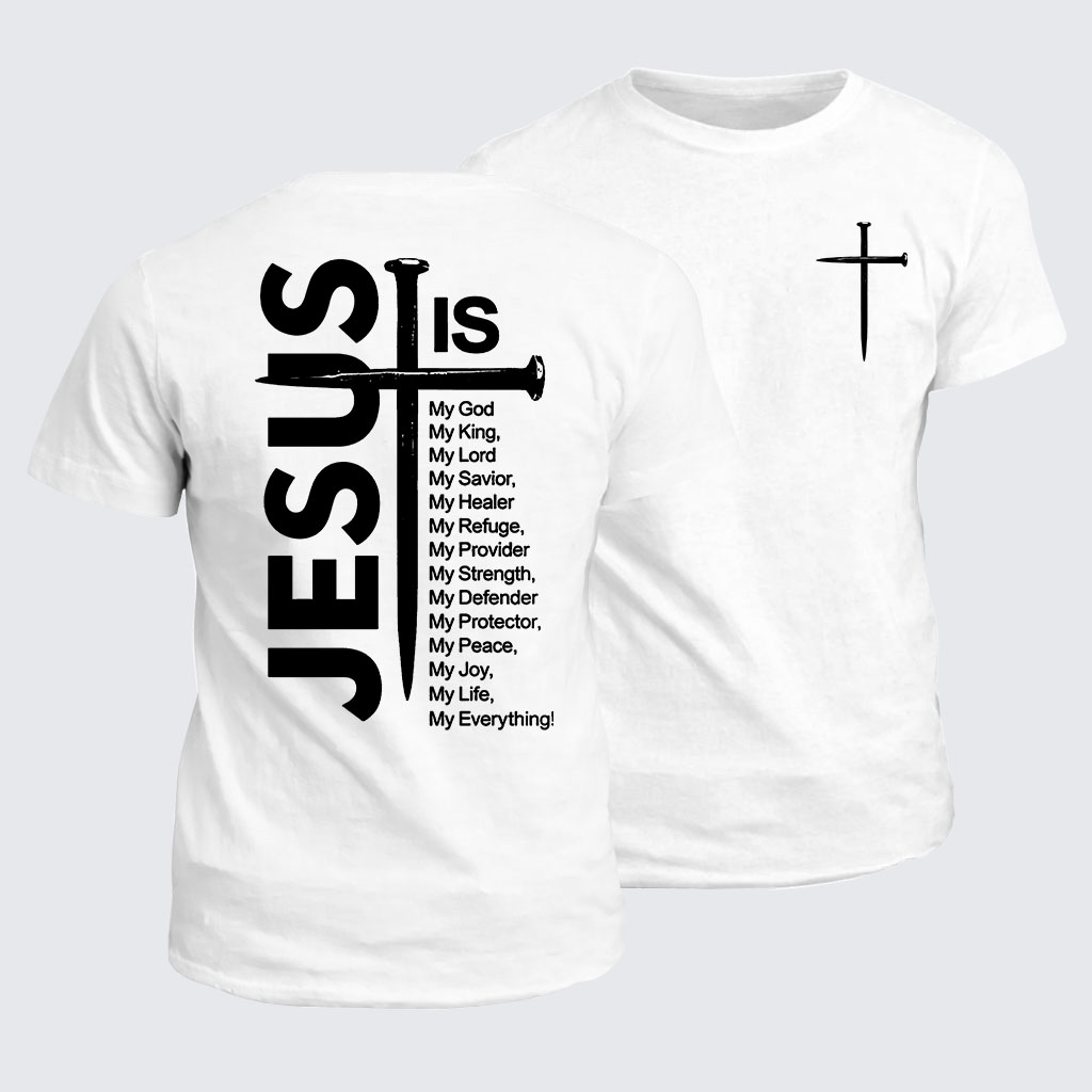 Classic Cotton Tee -  Jesus and The Cross
