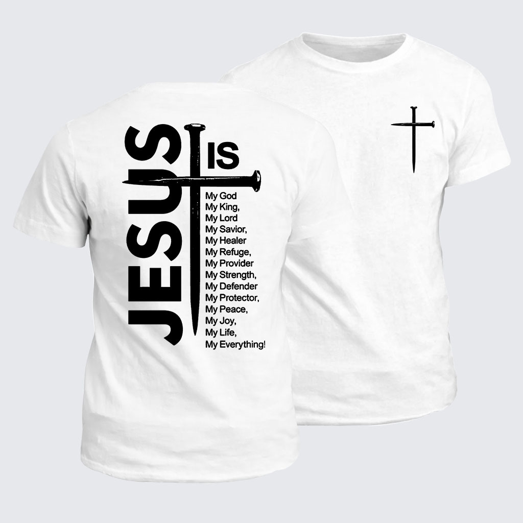 Classic Cotton Tee -  Jesus and The Cross
