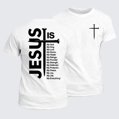 Classic Cotton Tee -  Jesus and The Cross