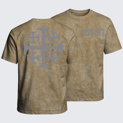 Washed T-Shirt - Deus Vult