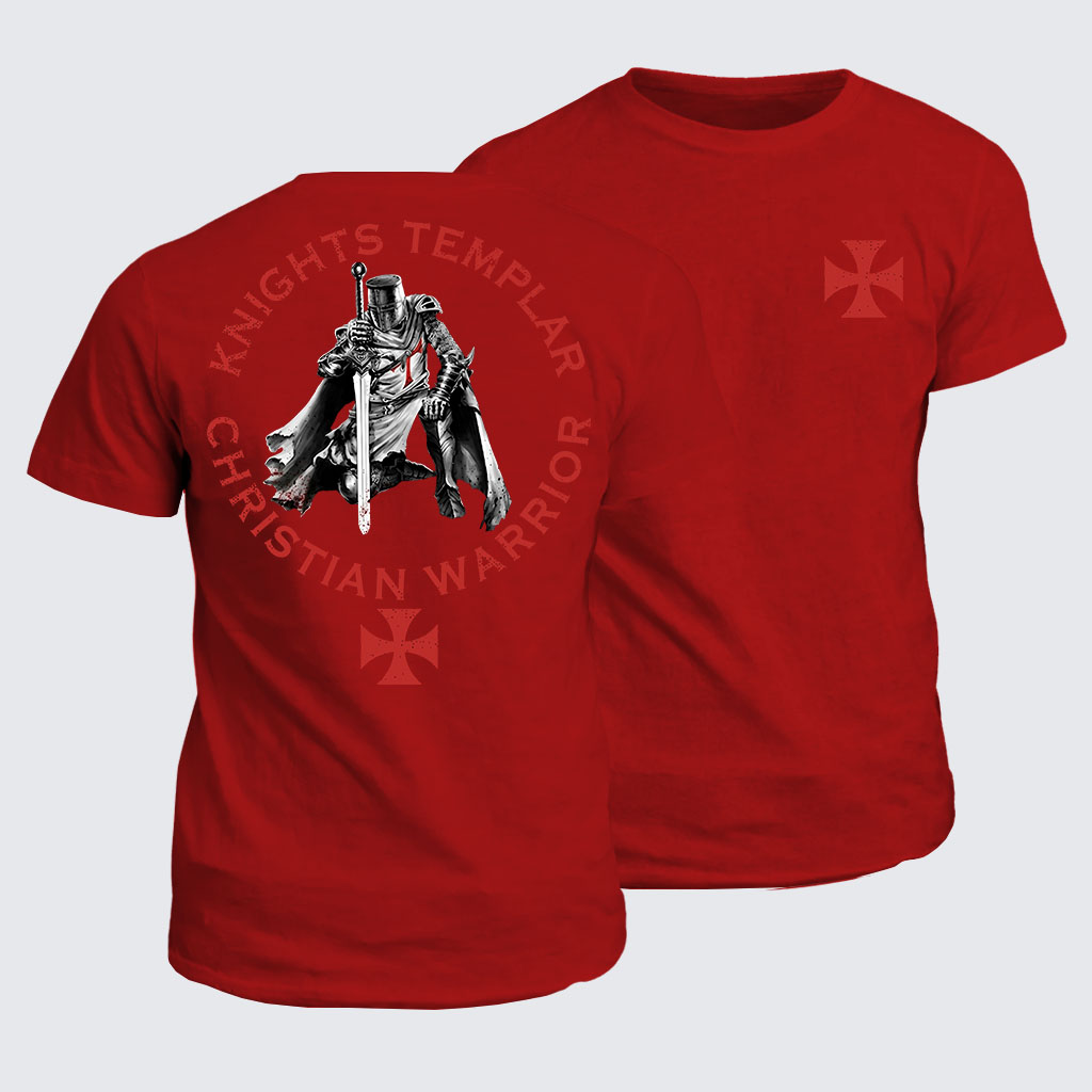 Classic Cotton Tee - Knights Templar Templar Cross Crusader Knight