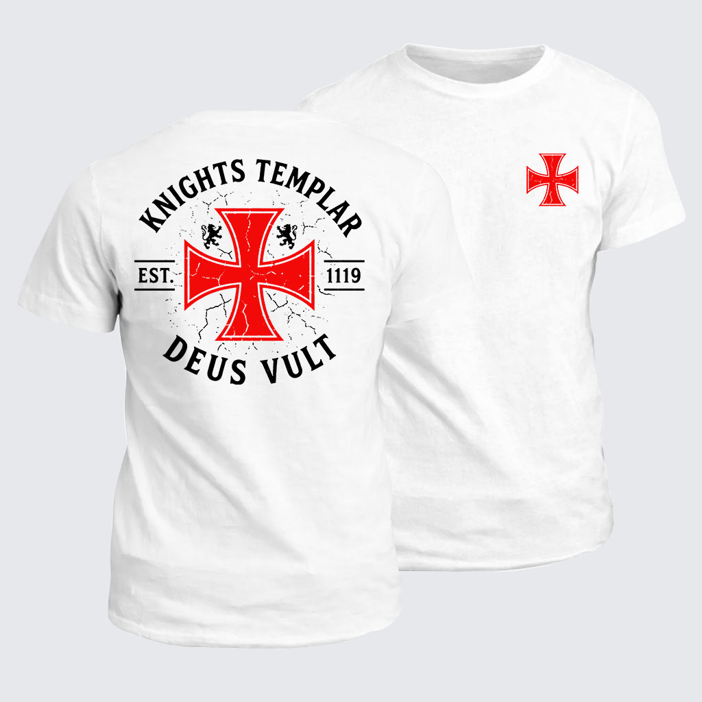 Classic Cotton Tee - Knights Templar Deus Vult